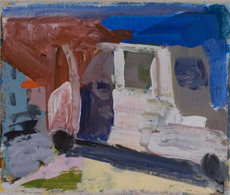 quartier, 2015, oel auf leinwand, 27x32