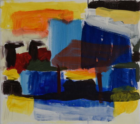 quartier, 2020, oel auf leinwand, 40x45