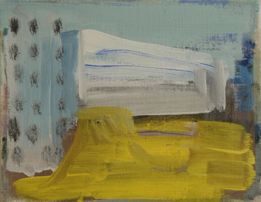 quartier, 2007, oel auf leinwand, 27x32