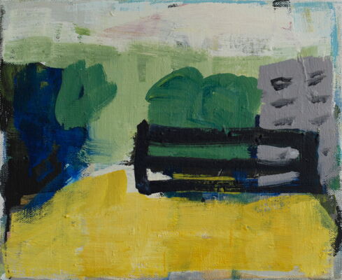 quartier, 2012, oel auf leinwand, 30x35