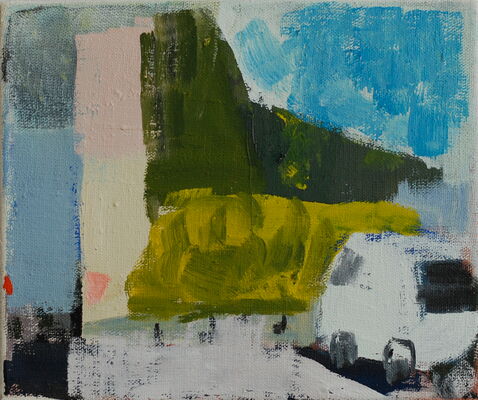 quartier, 2014, oel auf leinwand, 27x32