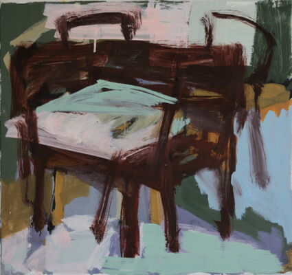 hotel, 2020, oel auf leinwand, 42x45