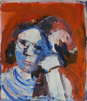 nina, 2016, oel auf leinwand, 40x30