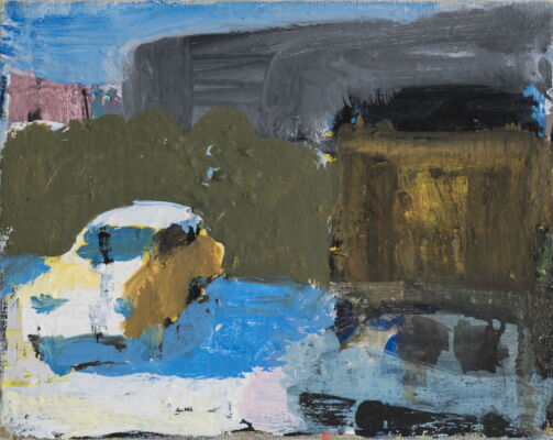 quartier, 2017, oel auf leinwand, 25x32