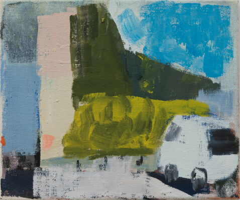 quartier, 2017, oel auf leinwand, 27x32