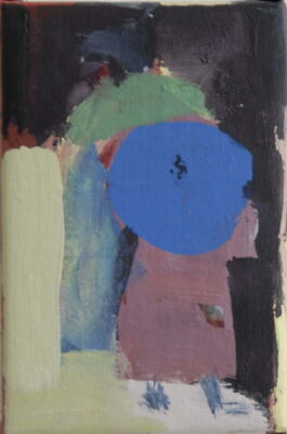 regenschirm, 2009, oel auf leinwand, 25x20