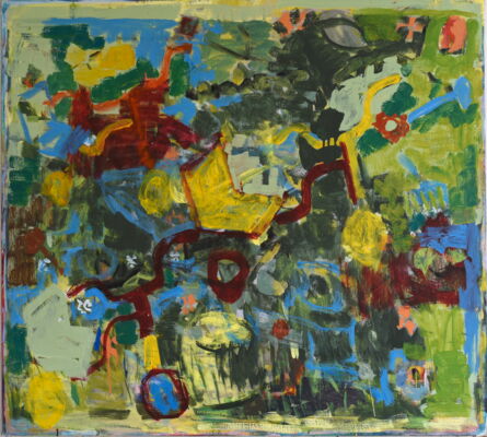 Spielzeug, 2025, Öl auf Leinwand, 110x120