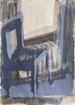 hotel, 2013, gouache auf papier, 70x50