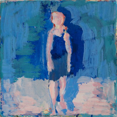 meitschi, 2017, oel auf leinwand, 20x20