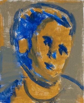 portrait, 2021, oel auf leinwand, 30x25