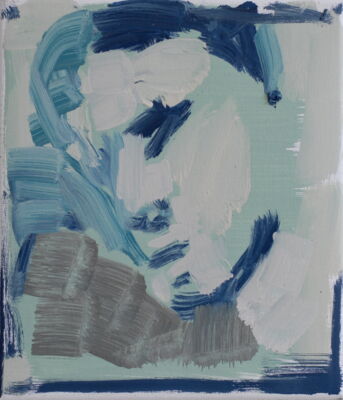 portrait, 2014, oil on canvas, 27x21