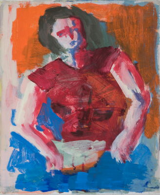 portrait, 2015, oil on canvas, 30x25