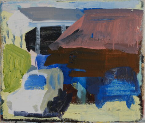 quartier, 2015, oel auf leinwand, 27x32