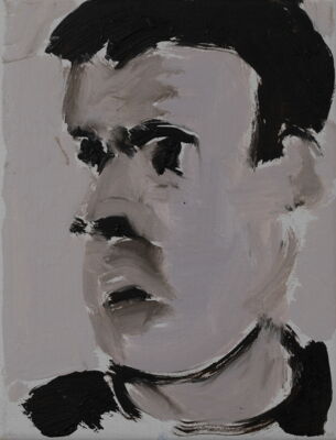 zugportrait, 2017, oel auf leinwand, 25x19