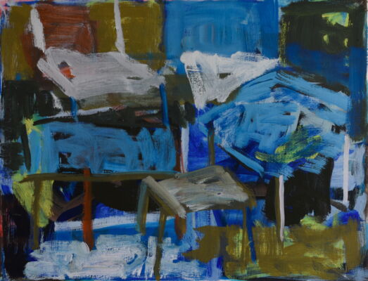 hotel, 2022, oel auf leinwand, 45x60