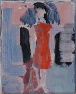 meitschi, 2009, oel auf leinwand, 25x20