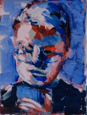 portrait, 2019, oel auf leinwand, 27x21