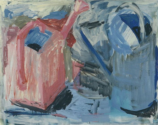 sprützchanne, 1999, oel auf leinwand, 76x95