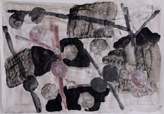 apfelbild, 2012, gouache auf papier, 72x92
