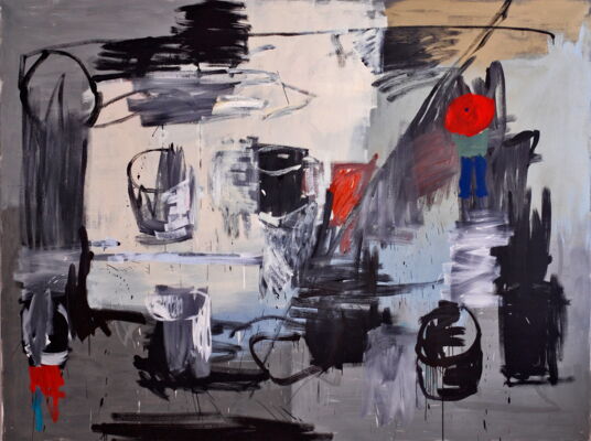 grosse einfache dinge, 2011, oil on canvas, 180x240