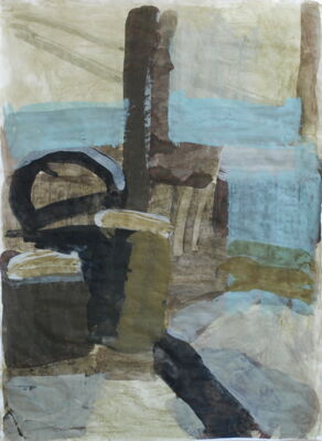 hotel, 2013, gouache auf papier, 70x50