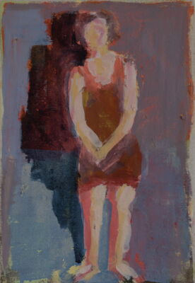 meitschi, 2016, oel auf leinwand, 29x20