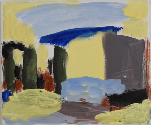 quartier, 2021, oel auf leinwand, 31x37