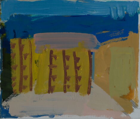 quartier, 2018, oel auf leinwand, 31x37