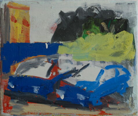 quartier, 2012, oel auf leinwand, 30x35