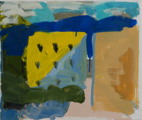 quartier, 2014, oel auf leinwand, 31x37