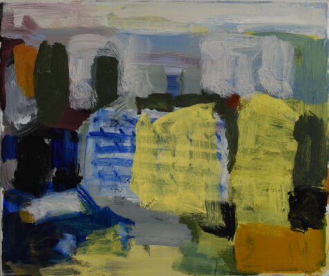 quartier, 2021, oel auf leinwand, 31x37
