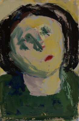 zugportrait, 2018, oel auf leinwand, 30x20