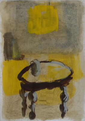 hotel, 2012, gouache auf papier, 70x50