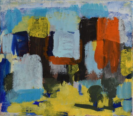 quartier, 2021, oel auf leinwand, 35x40