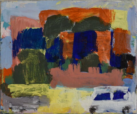 quartier, 2021, oel auf leinwand, 27x32