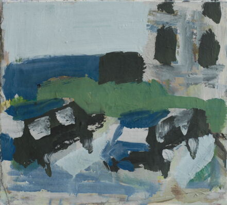 quartier, 2014, oel auf leinwand, 26x29