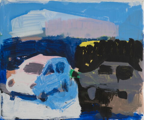 quartier, 2017, oel auf leinwand, 25x32