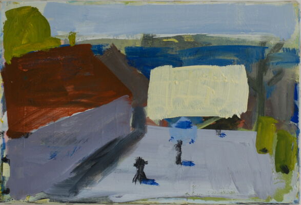 quartier, 2015, oel auf leinwand, 30x45