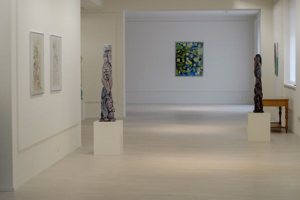 Ausstellungsimpressionen des Schweizer Kunstmalers Willi Müller