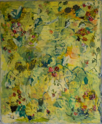 blumen, 2021, oil on canvas, 120x100