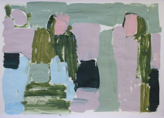 Menschen, 2023, Öl auf Leinwand, 40x60