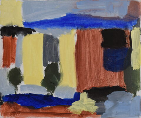 quartier, 2021, oel auf leinwand, 31x37