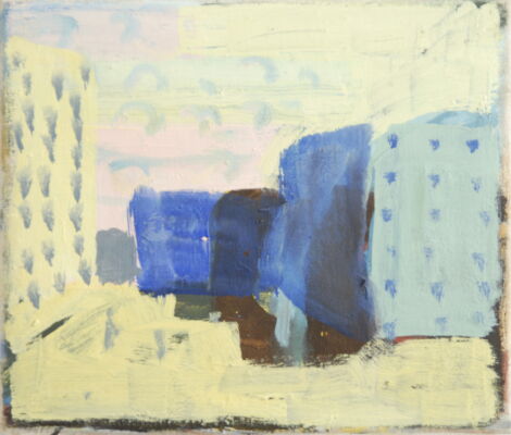 quartier, 2011, oil on canvas, 27x32