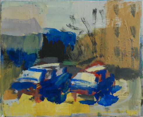 quartier, 2013, oil on canvas, 30x35