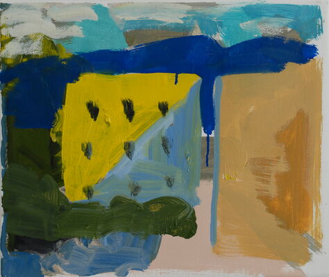 quartier, 2014, oel auf leinwand, 31x37
