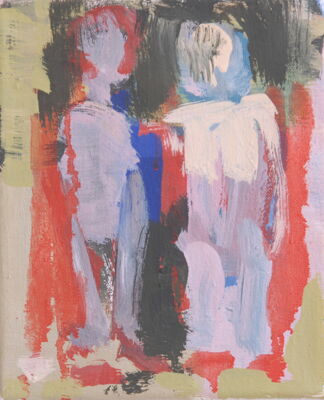 szene, 2010, oil on canvas, 22x18