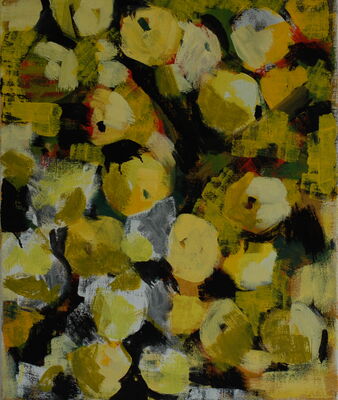 apfelbild, 2018, oel auf leinwand, 60x50