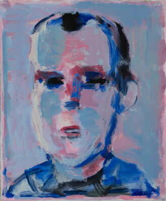 portrait, 2021, oil on canvas, 27x20