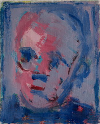 portrait, 2020, oil on canvas, 29x23