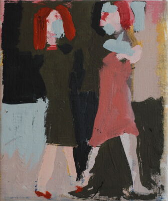 szene, 2012, oil on canvas, 22x18